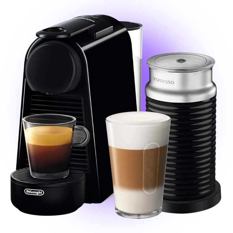 Nespresso De'Longhi Essenza Mini + Aeroccino capsule espresso machine Canada