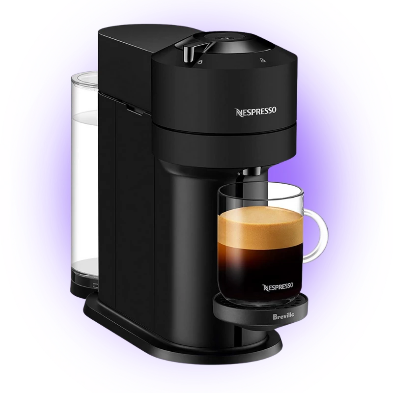 Nespresso Vertuo Next (Breville) + Aeroccino capsule machine